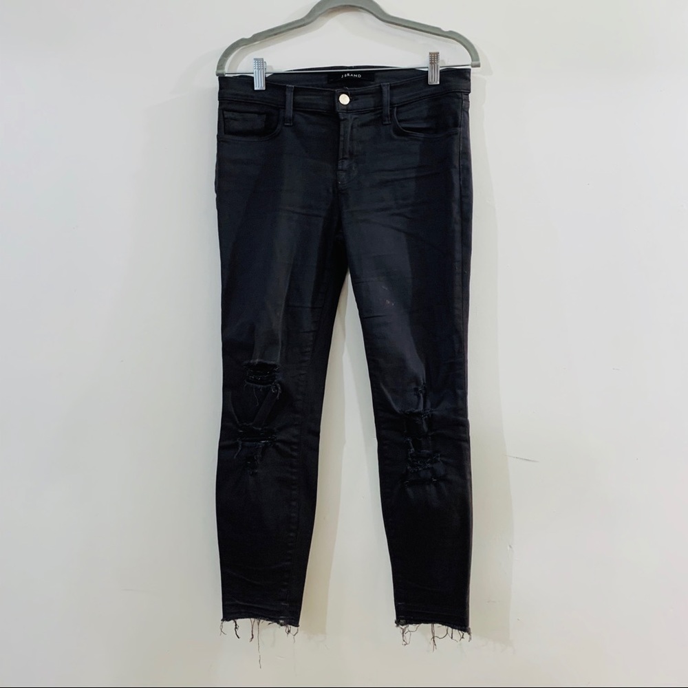 J Brand distressed skinny jeans